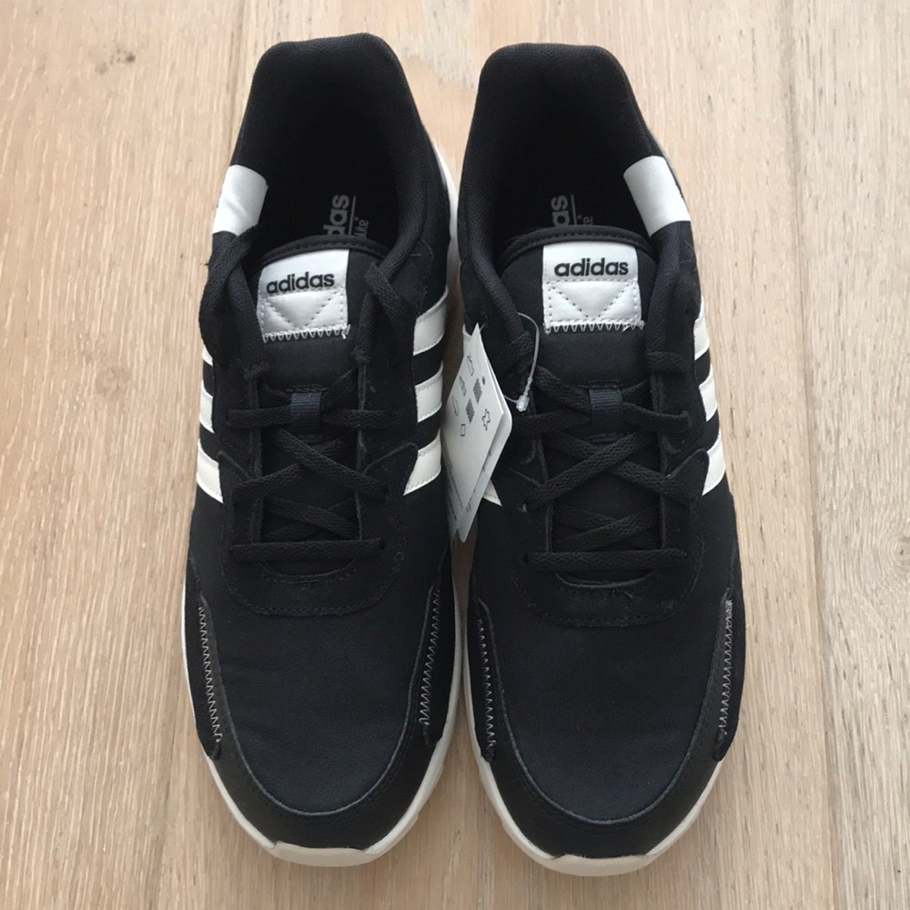 Adidas Black and White Sneakers